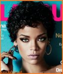 Rihanna Kıvırcık kısa saç modelleri