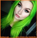Yeşil saç rengi tonları, Neon Green saç boyası